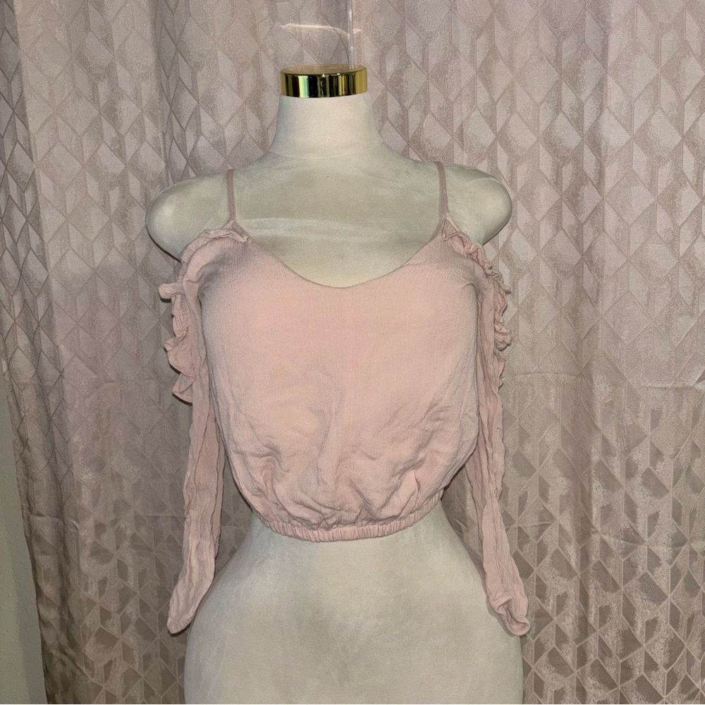 Charlotte Russe long-sleeved blouse, size XS.